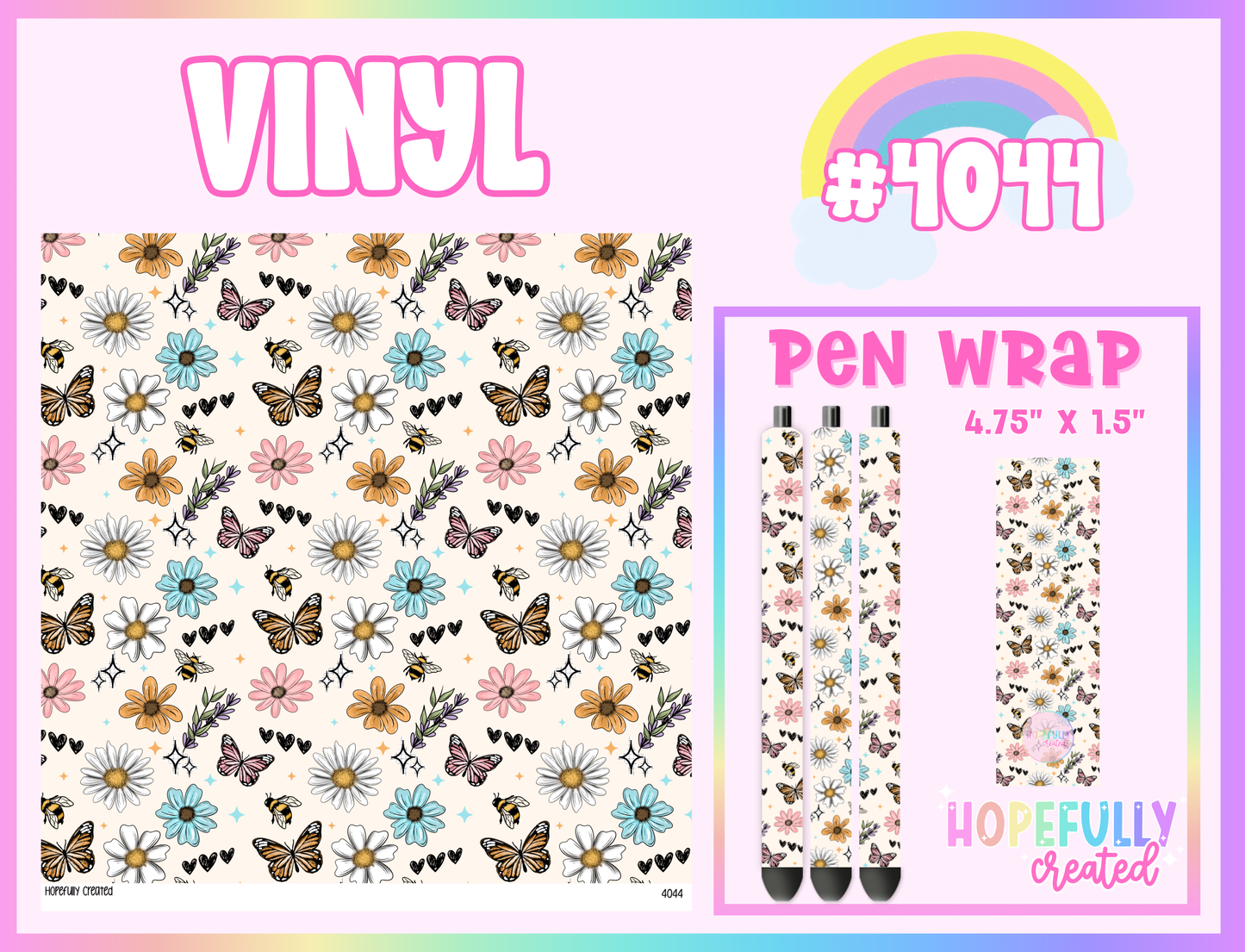 Floral Vinyl Collection - 4044