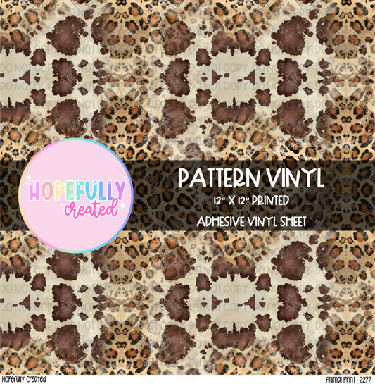 Animal Print Vinyl Collection- 2277