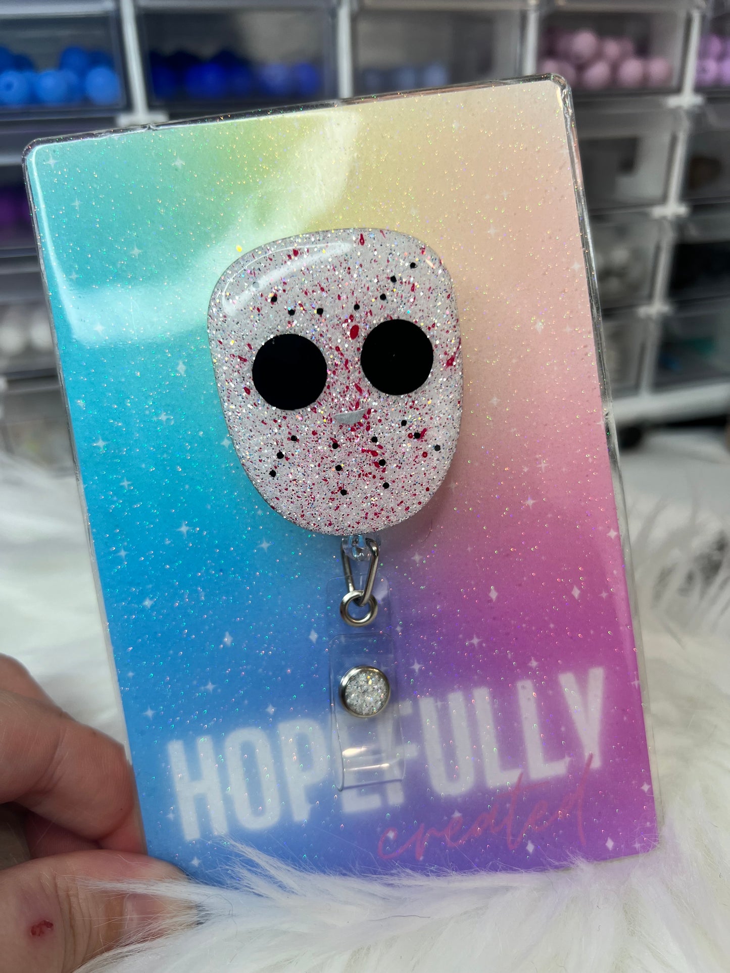 Halloween Mask Badge Reel