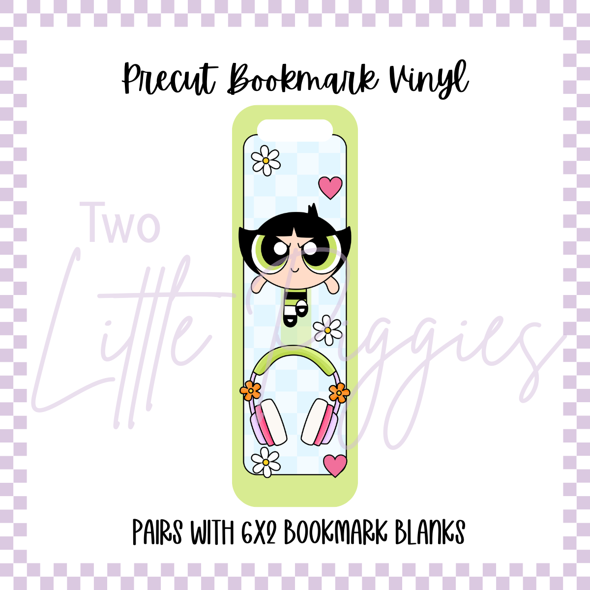 Printed Vinyl - Bookmark - Power Puff Girls - Buttercup