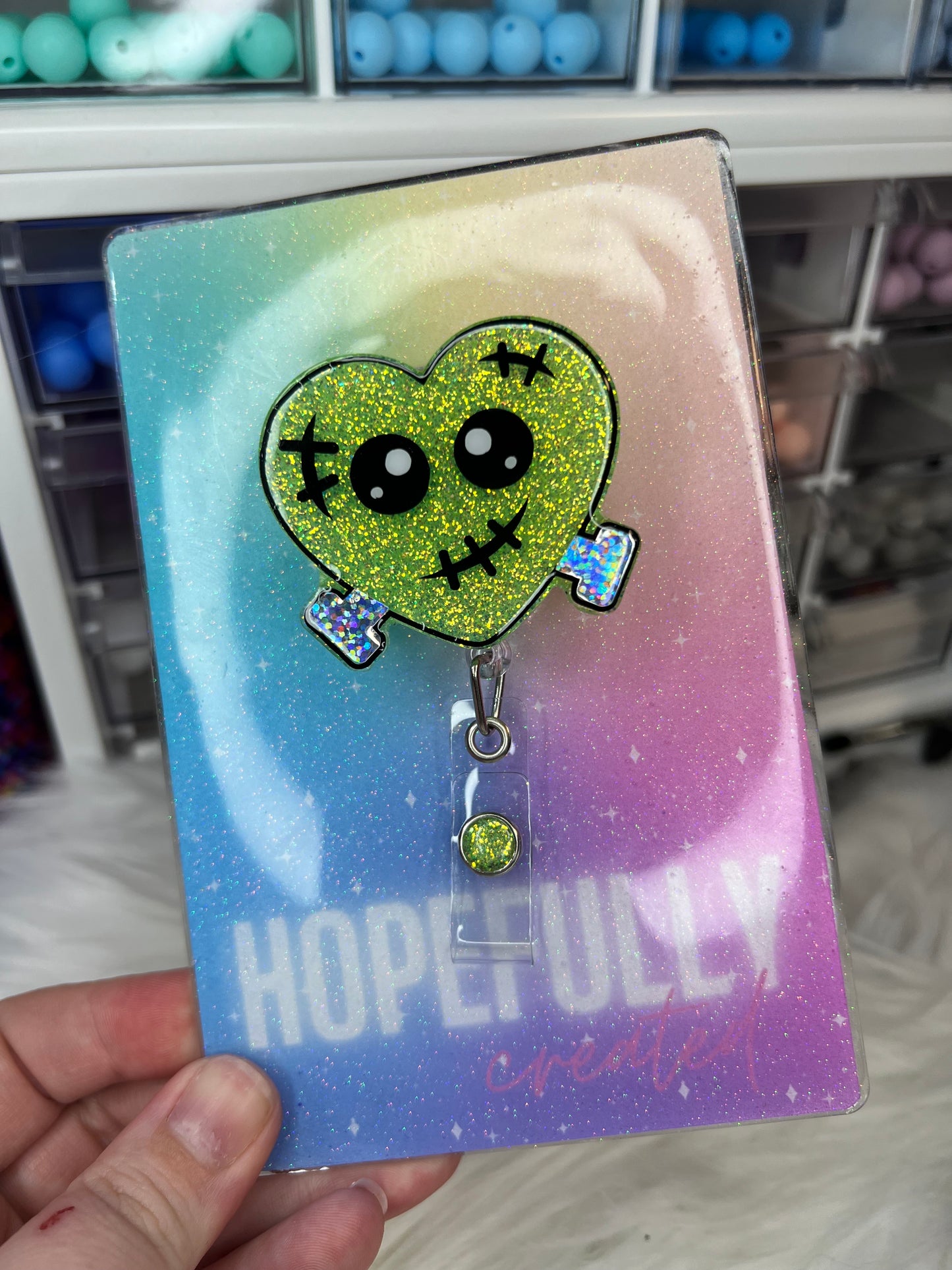 Frankenstein Heart Badge Reel