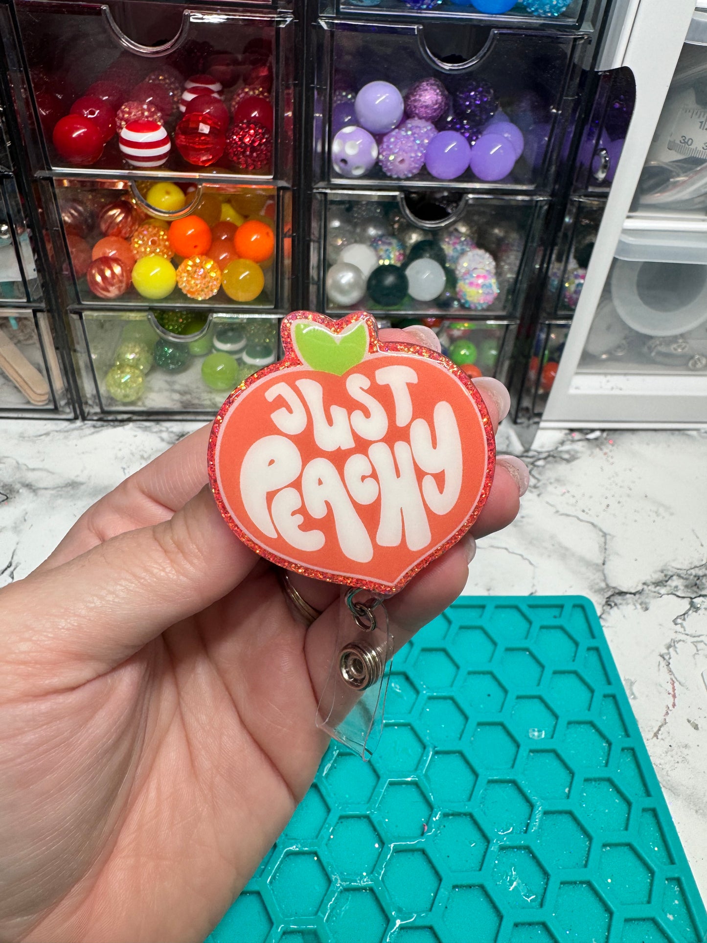 Just Peachy Badge Reel