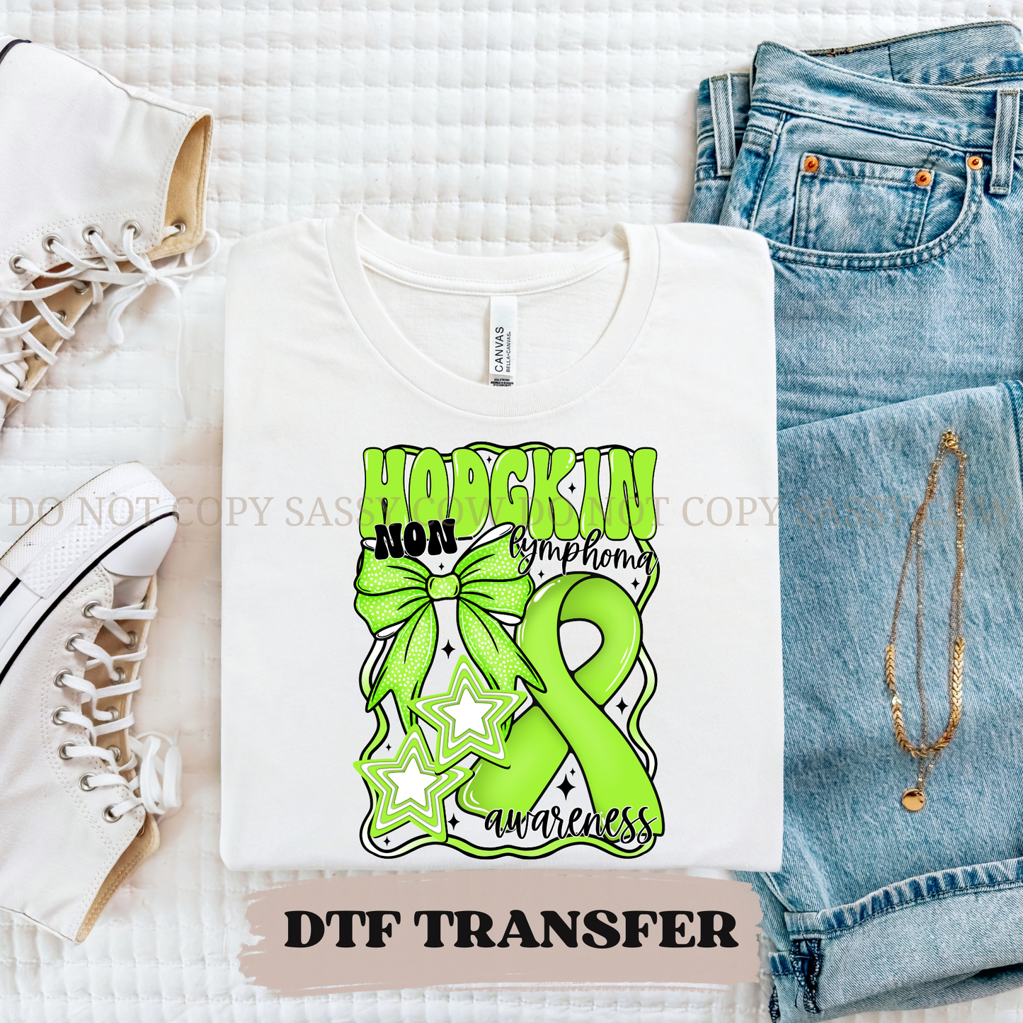 NON HODGKINS LYMPHOMA AWARENESS - DTF TRANSFER 0272