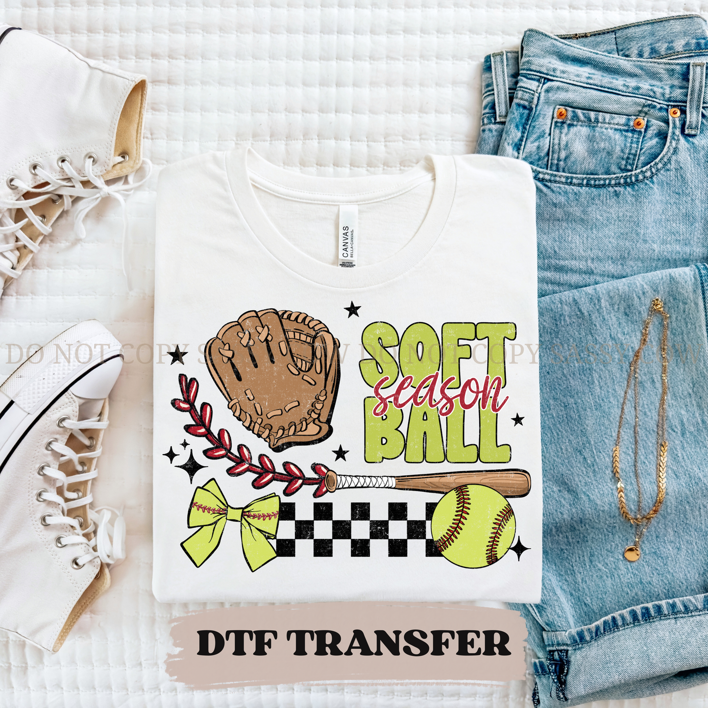 SOFTBALL SEASON - DTF TRANSFER 0289