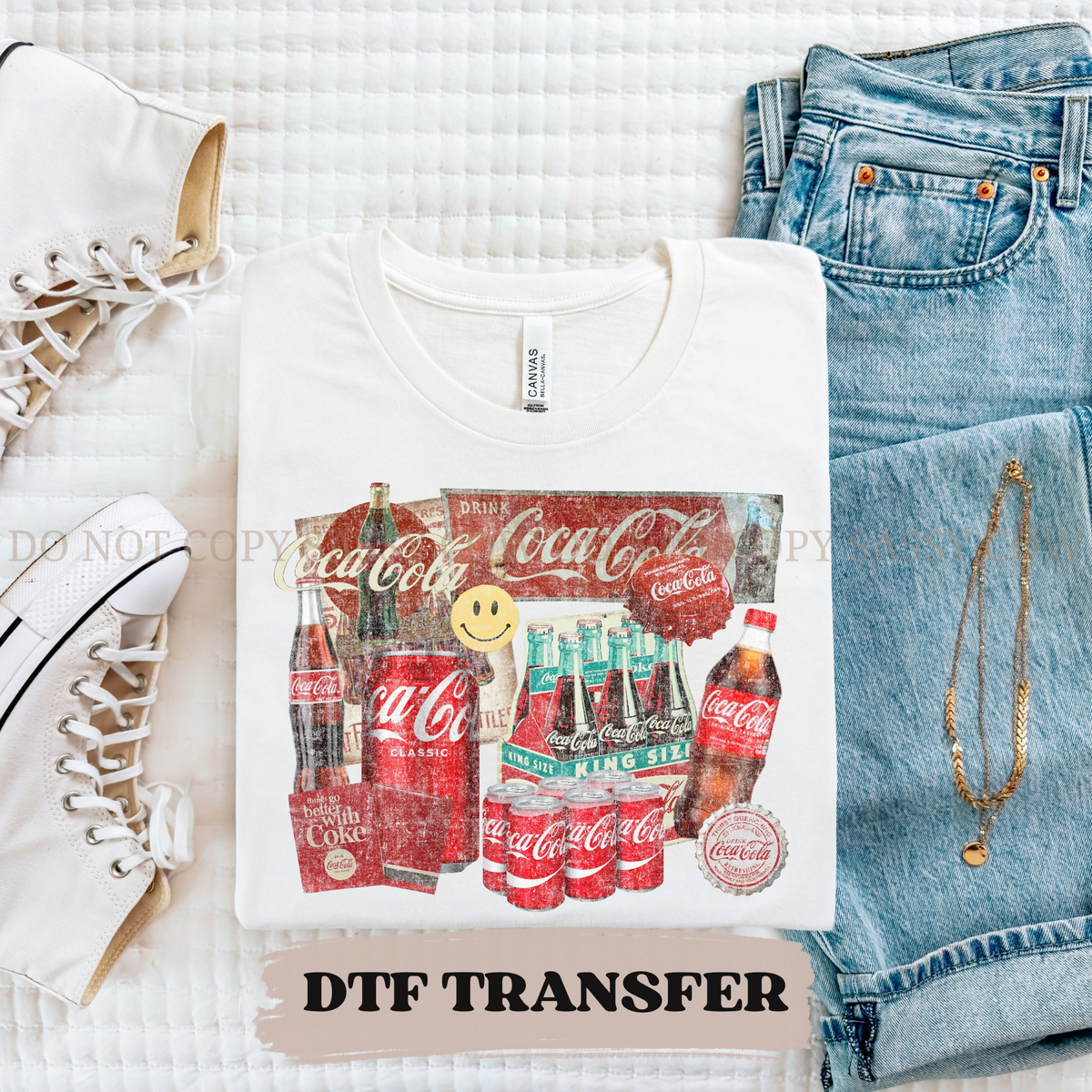 VINTAGE COCA COLA - DTF TRANSFER 0315