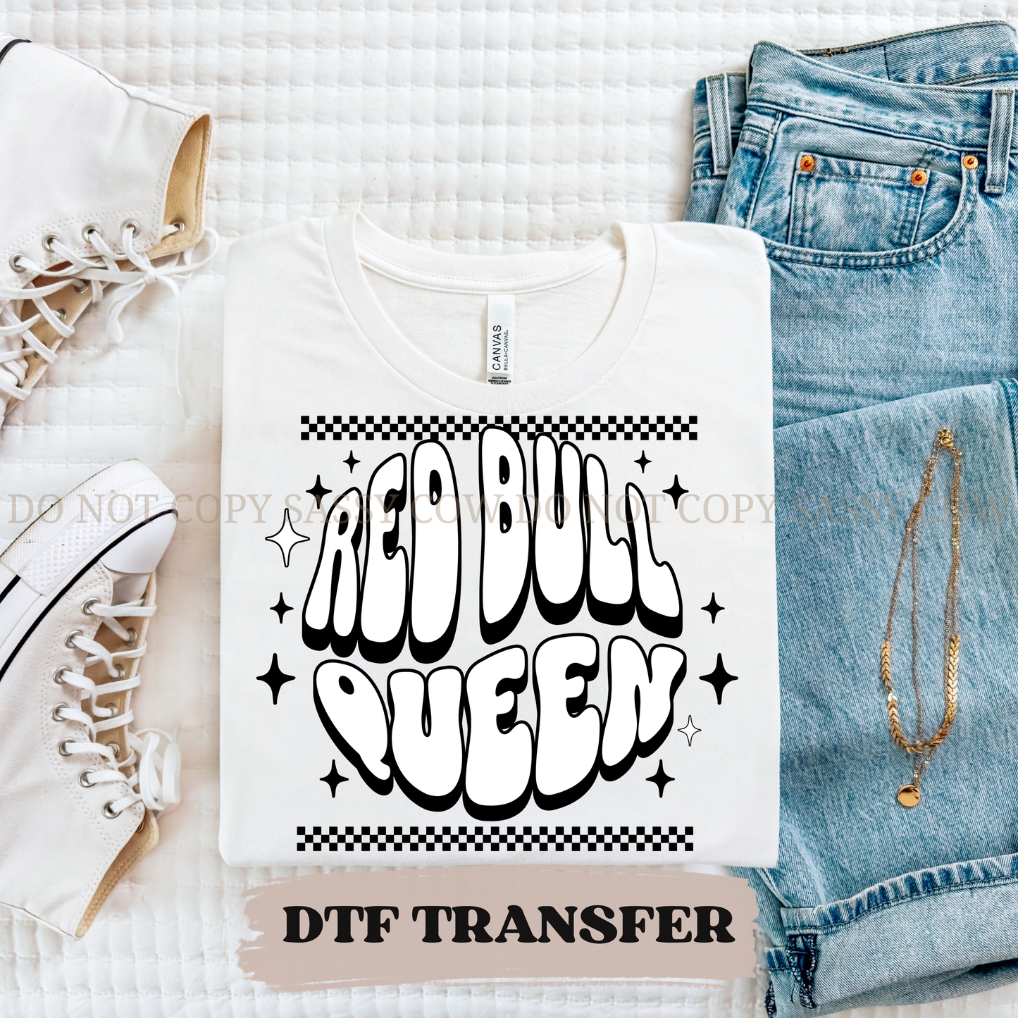 RED BULL QUEEN - DTF TRANSFER 0365