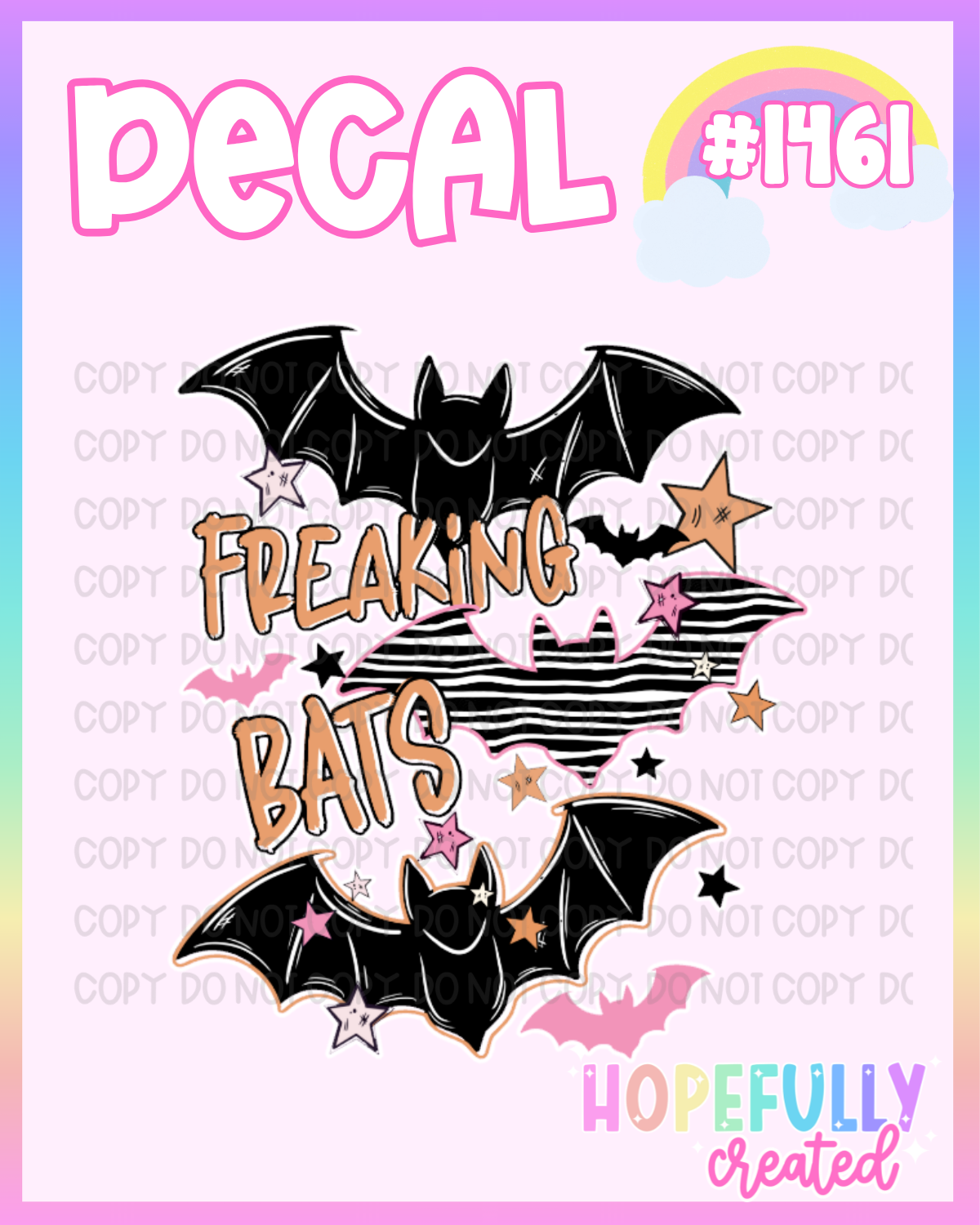 Bats Decal-1461