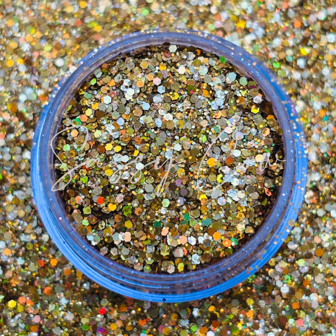 GOLD DIGGER - Mini Chunky Holographic Glitter Mix