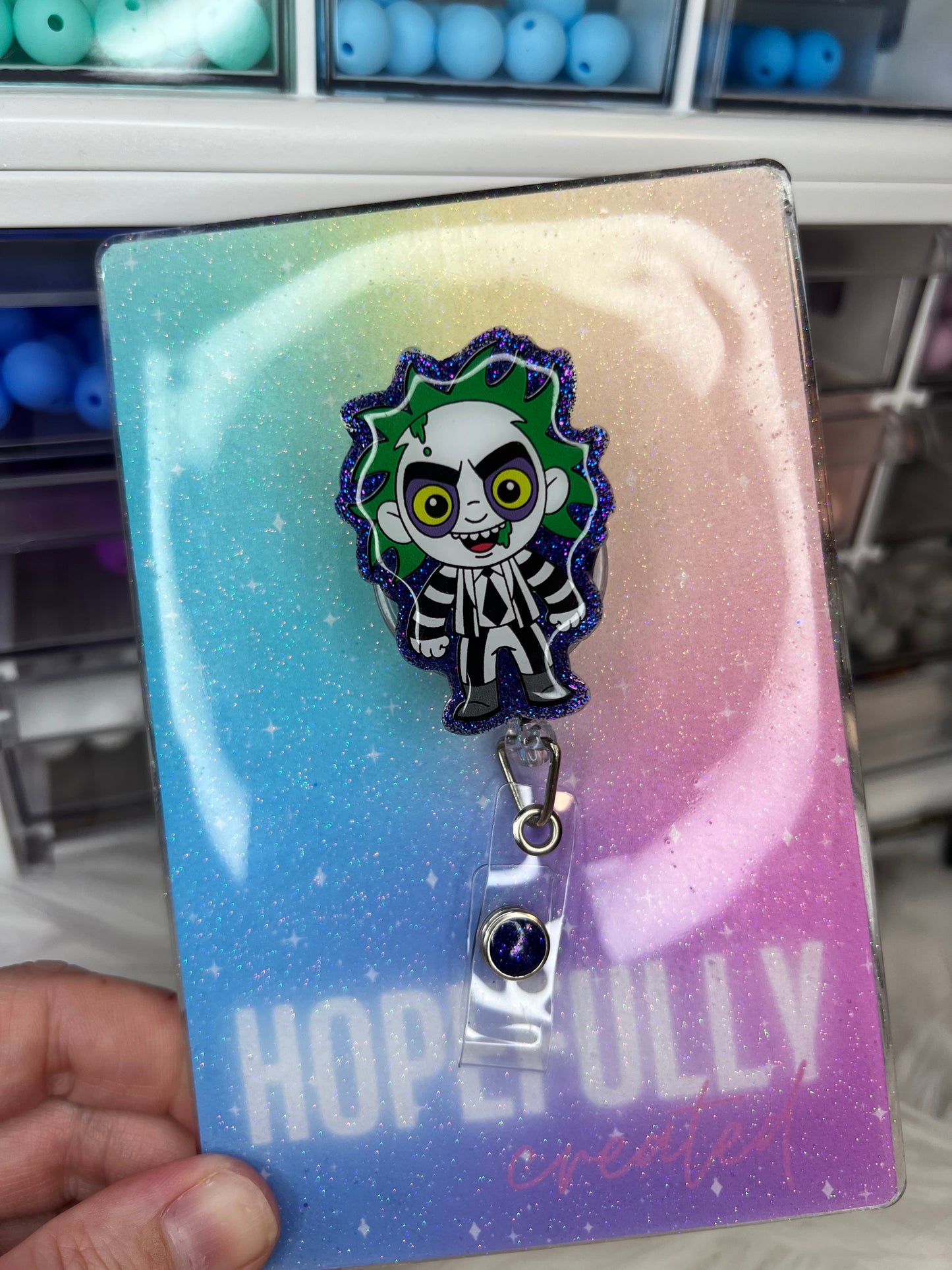 Beetlejuice Badge Reel