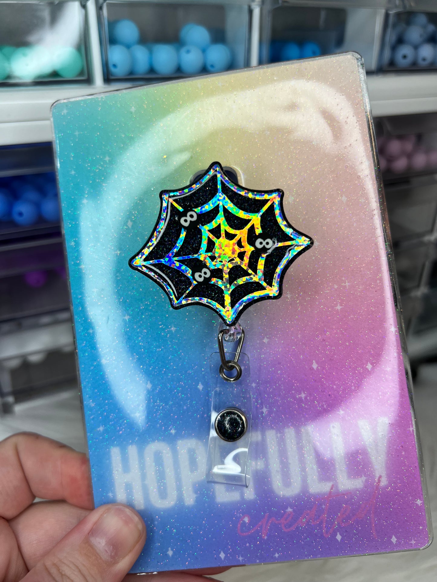 Spider Web Badge Reel