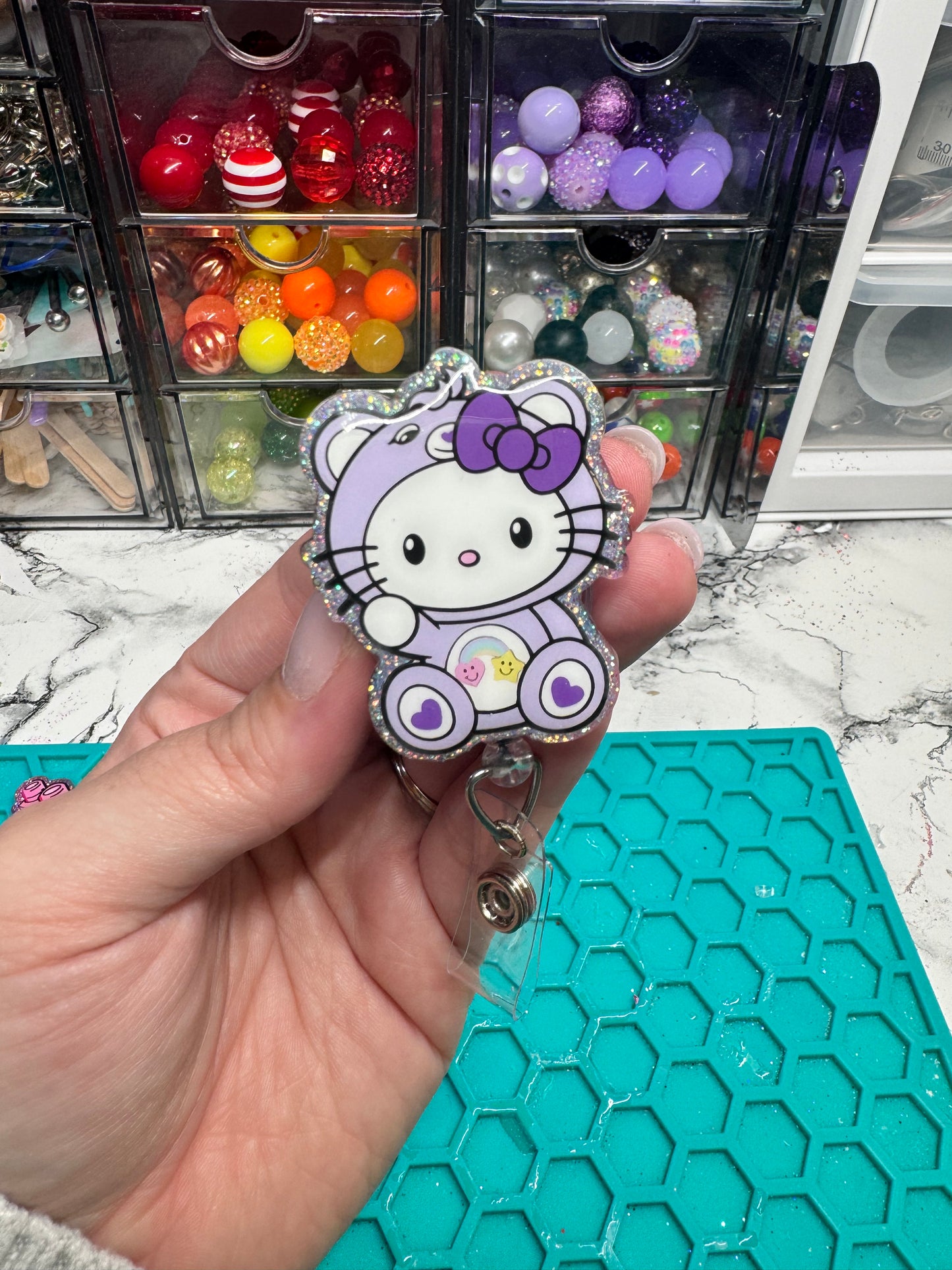 Kitty Bear Badge Reel