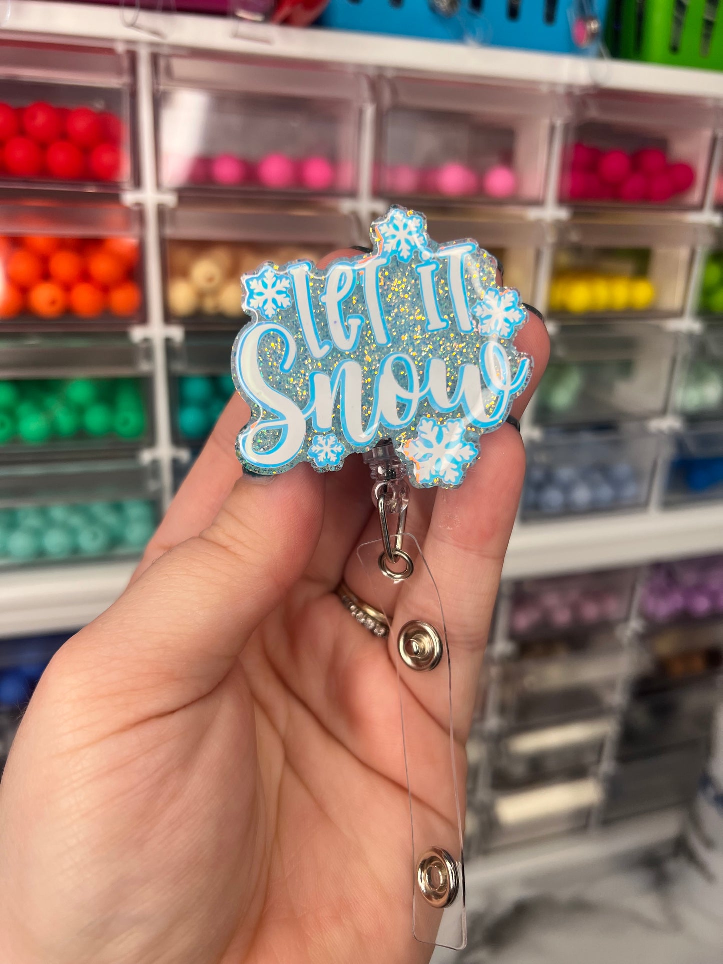 Let it Snow Badge Reel