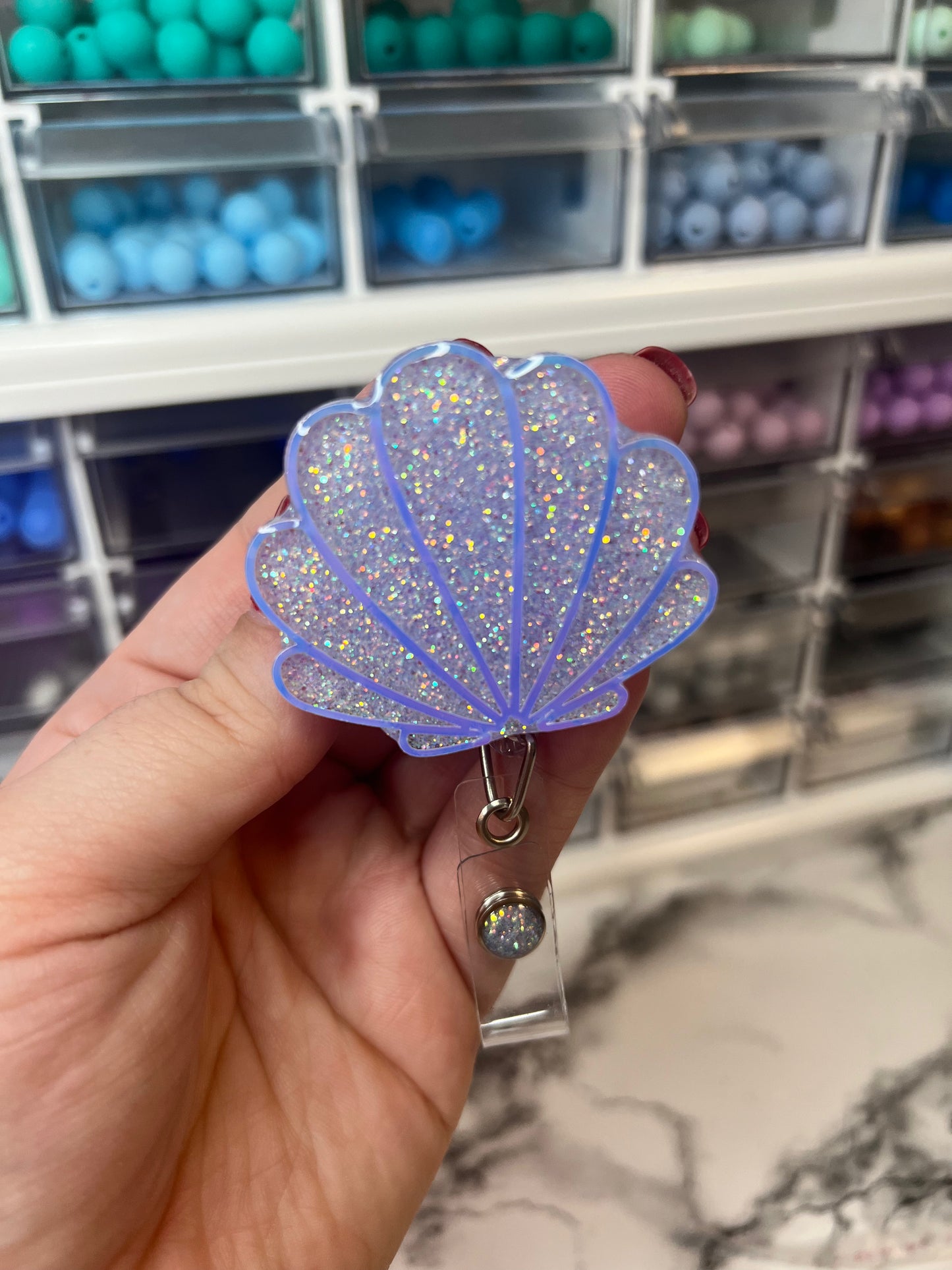 Seashell Badge Reel