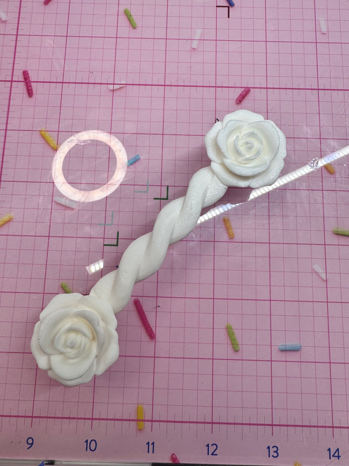 Rose Flower Handle