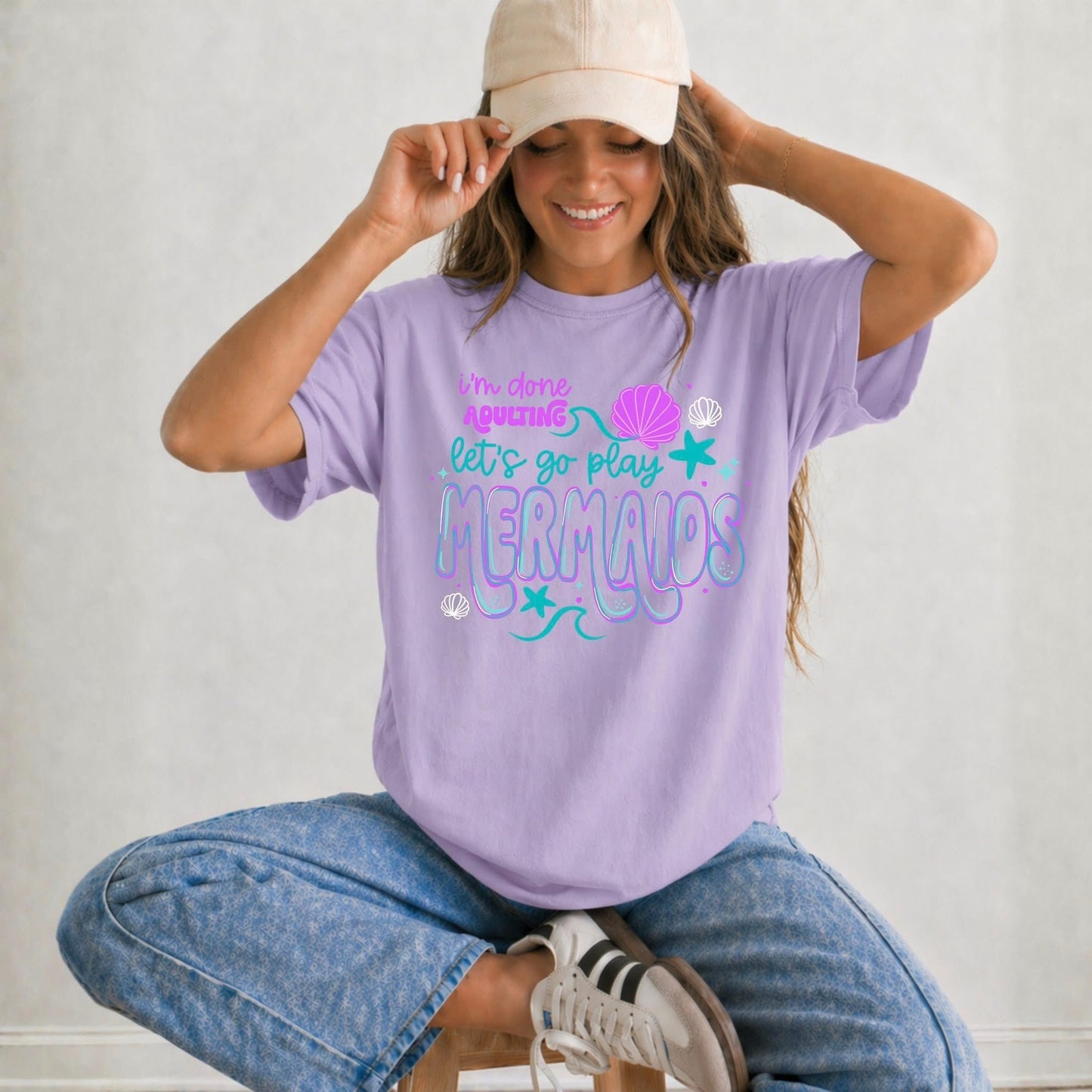 LET'S GO PLAY MERMAIDS TEE