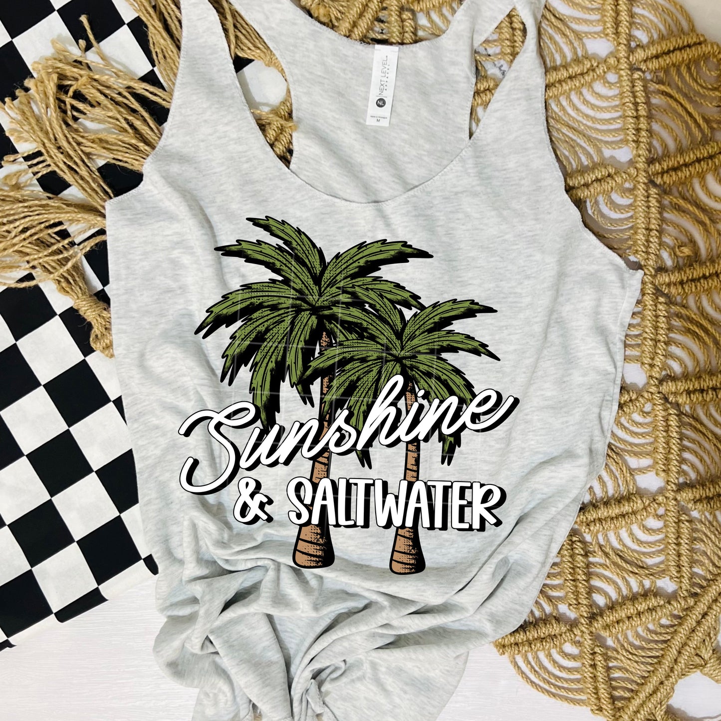 SUNSHINE AND SALTWATER DTF Transfer