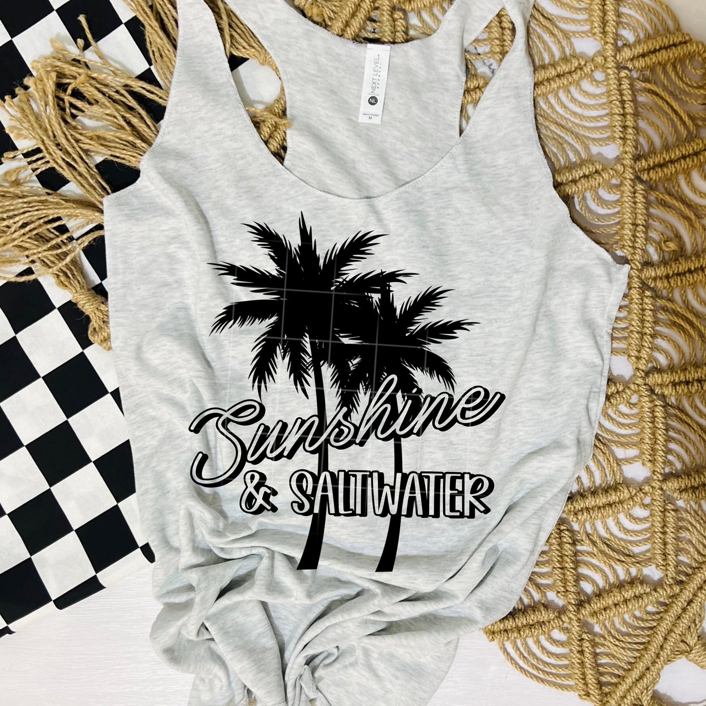 SUNSHINE AND SALTWATER DTF Transfer