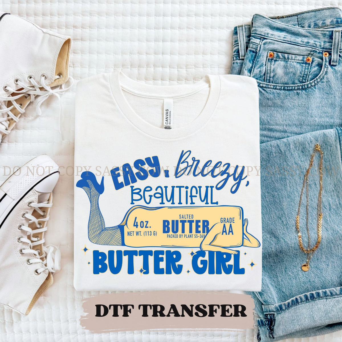 BUTTER GIRL - DTF TRANSFER 045