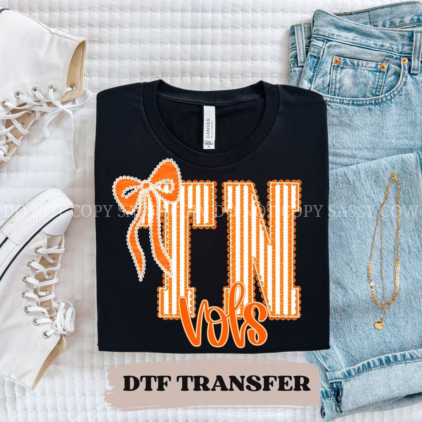 TN VOLS SEERSUCKER - DTF TRANSFER 061
