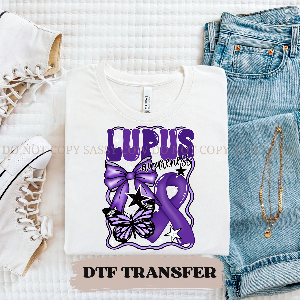 LUPUS AWARENESS - DTF TRANSFER 0187