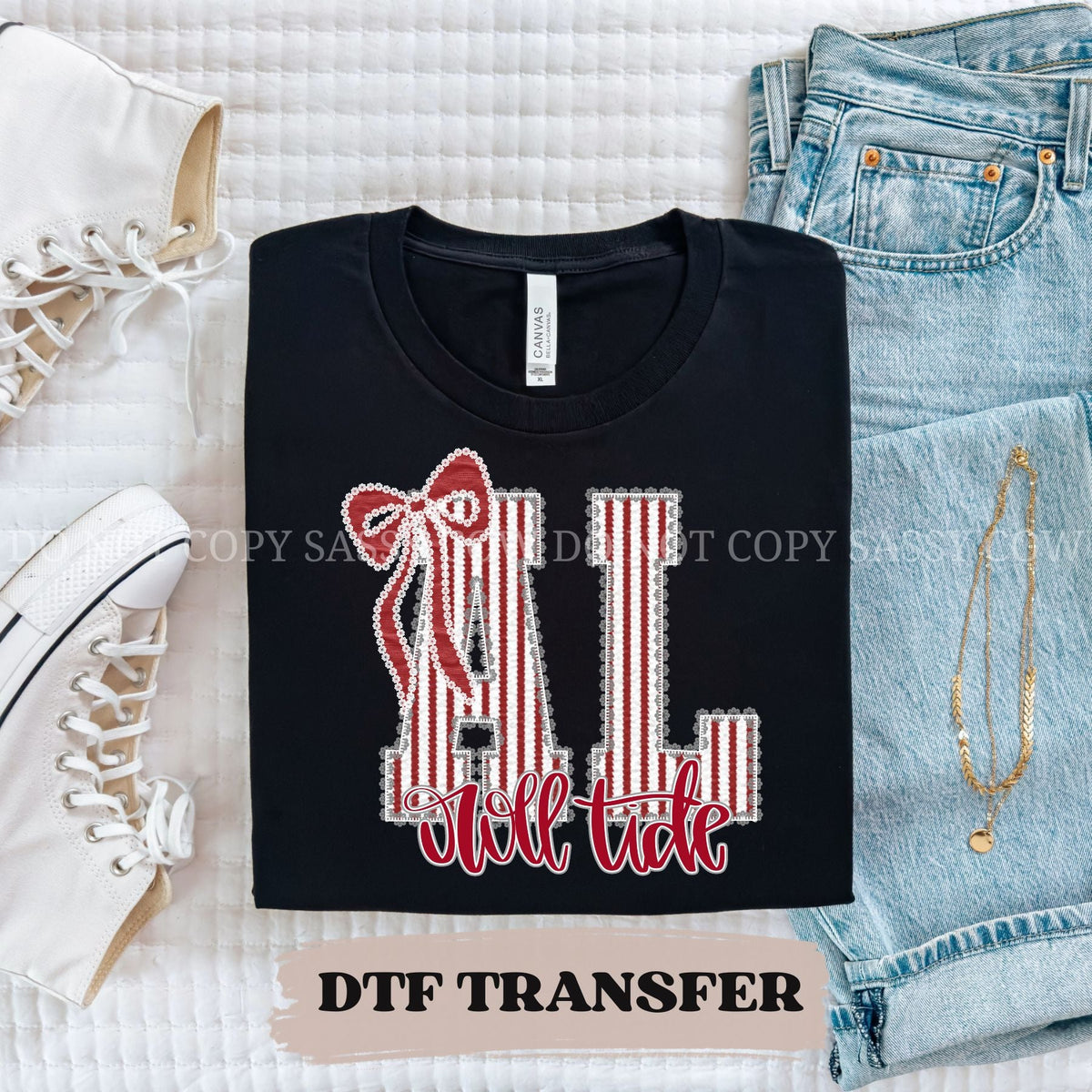 AL ROLLTIDE SEERSUCKER - DTF TRANSFER 050