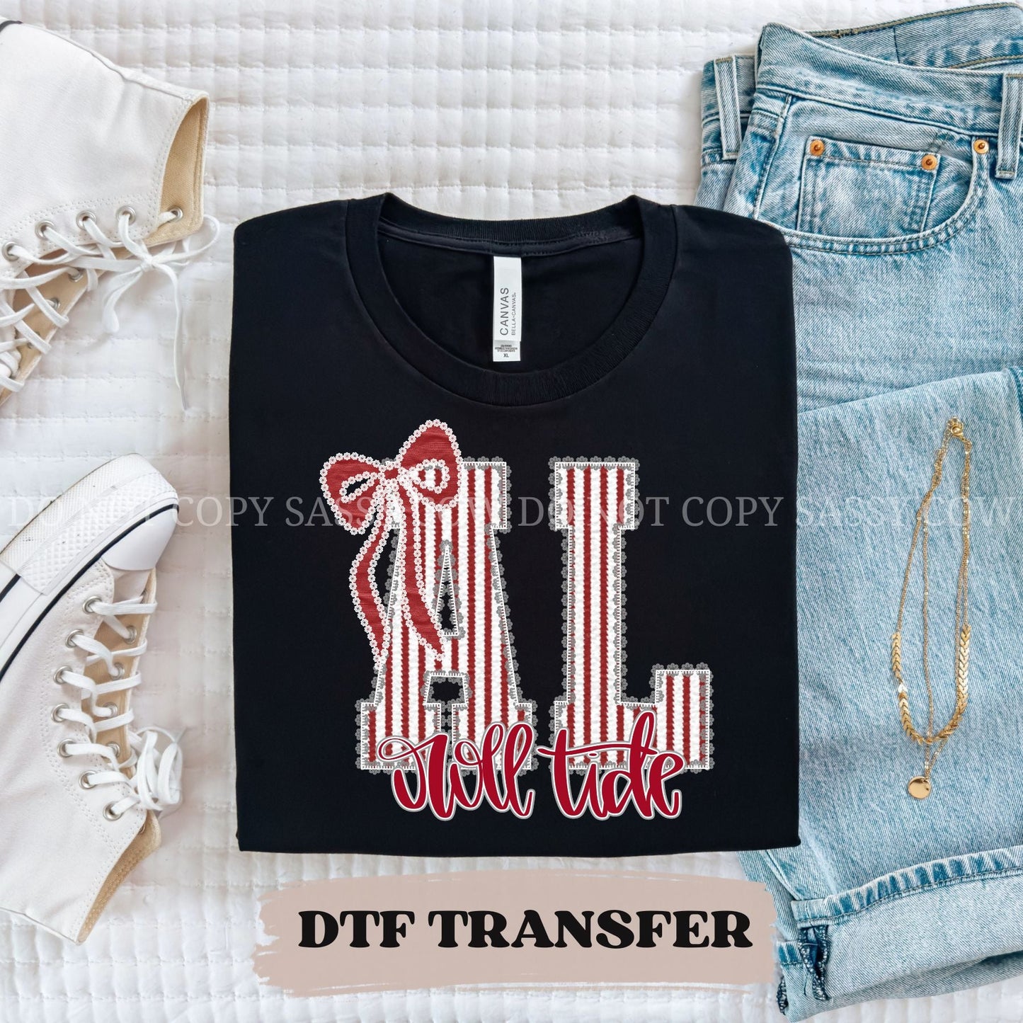 AL ROLLTIDE SEERSUCKER - DTF TRANSFER 050