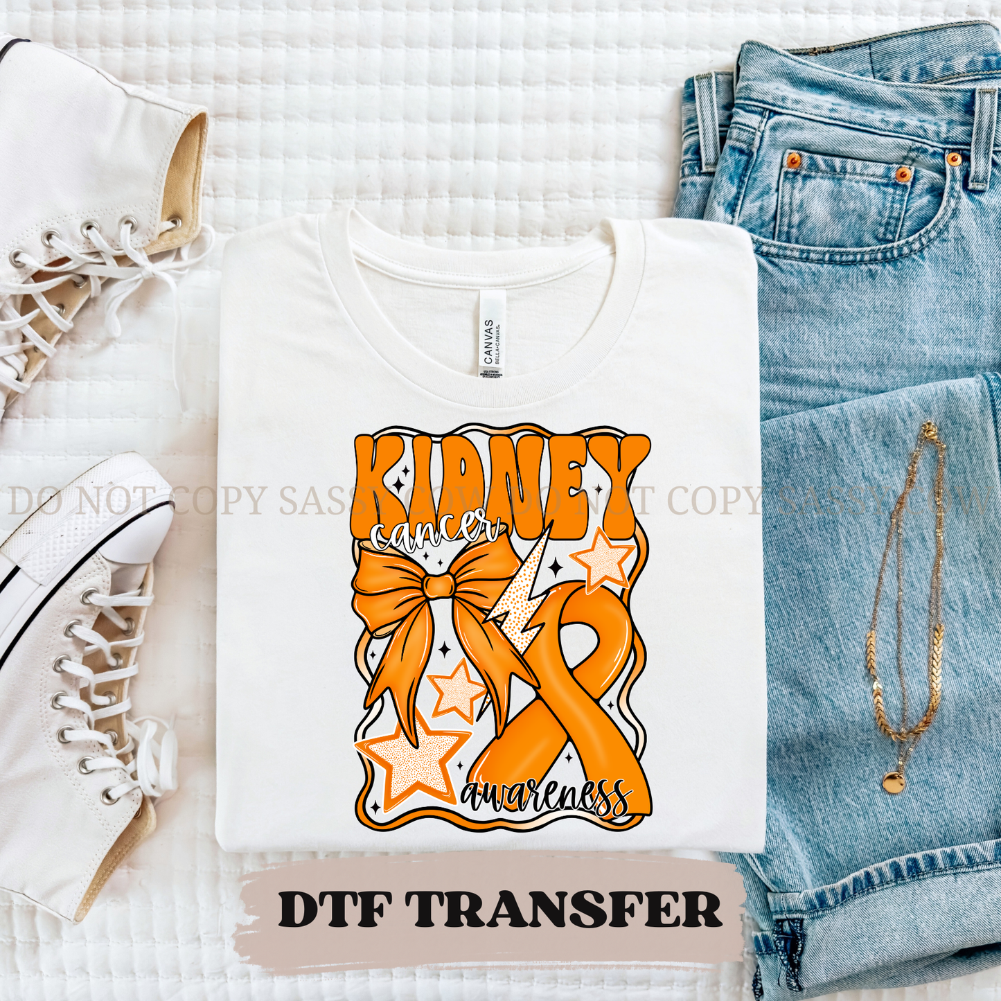 KIDNEY CANCER AWARENESS - DTF TRANSFER 0247