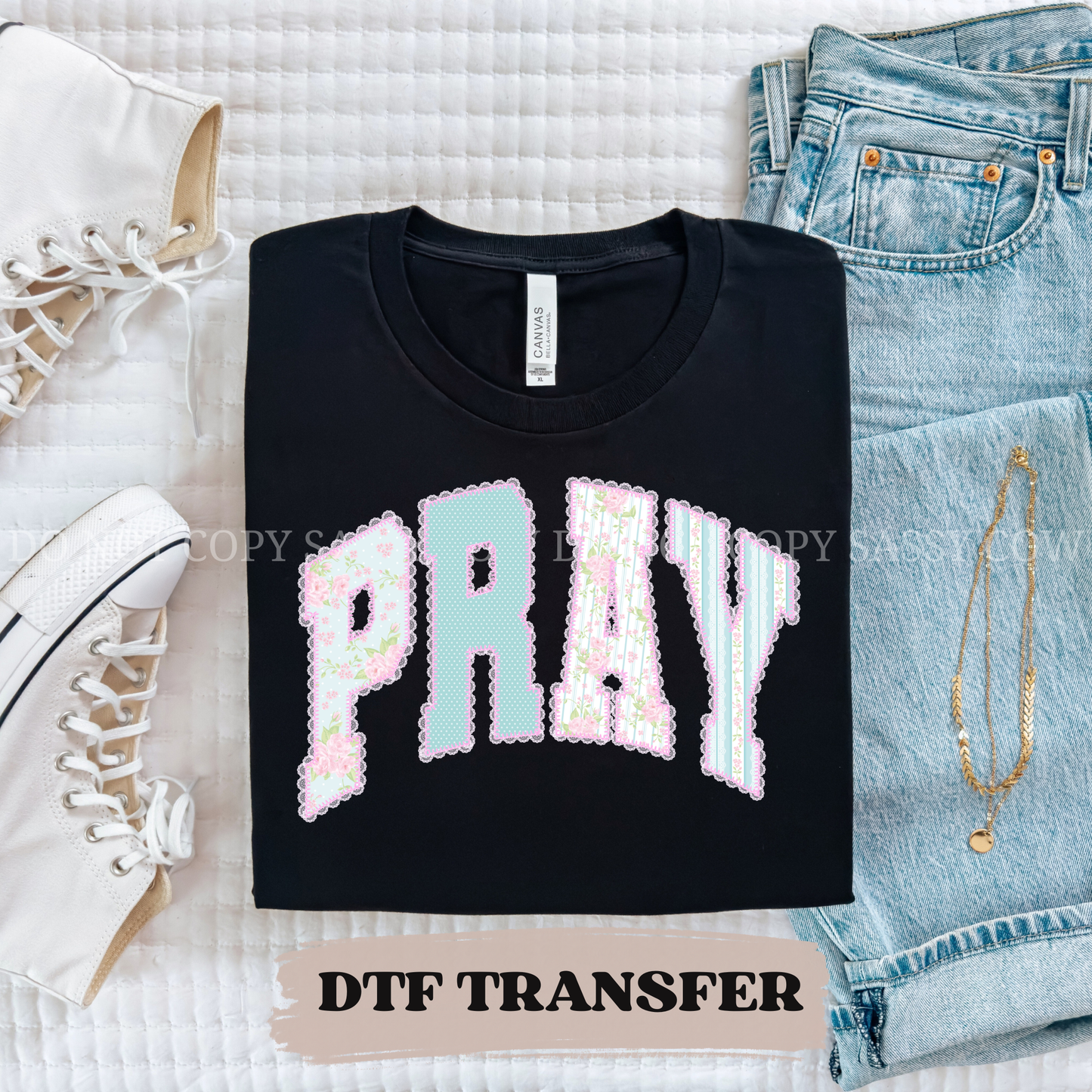 PASTEL PRAY - DTF TRANSFER 0169