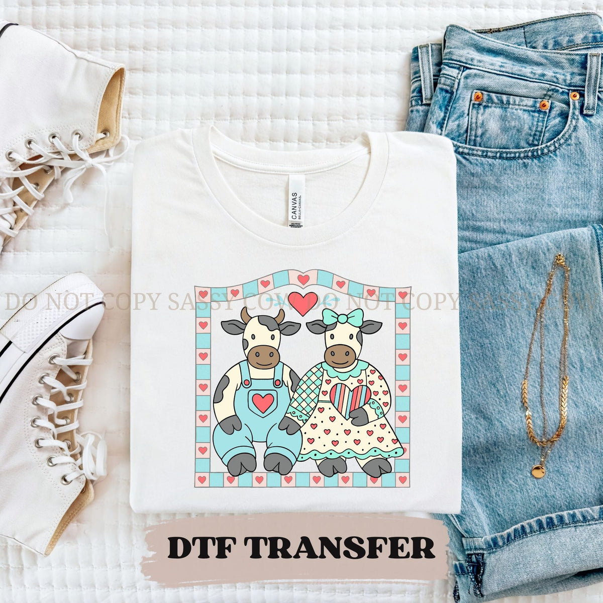 COUNTRY LOVIN' COWS - DTF TRANSFER 030