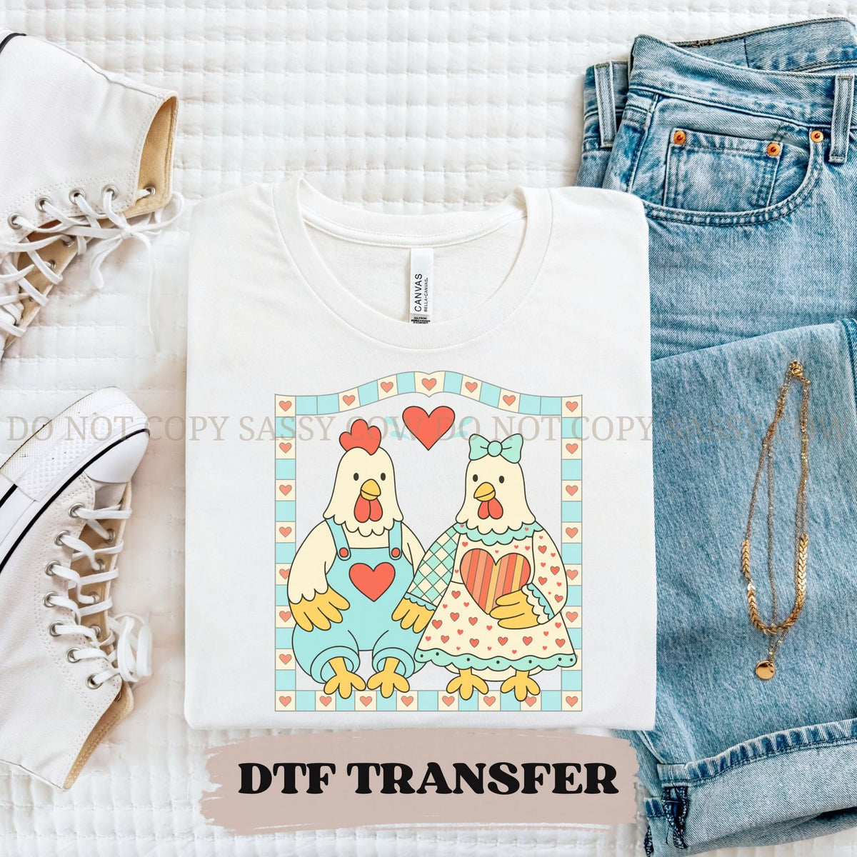 COUNTRY LOVIN' CHICKENS - DTF TRANSFER 031