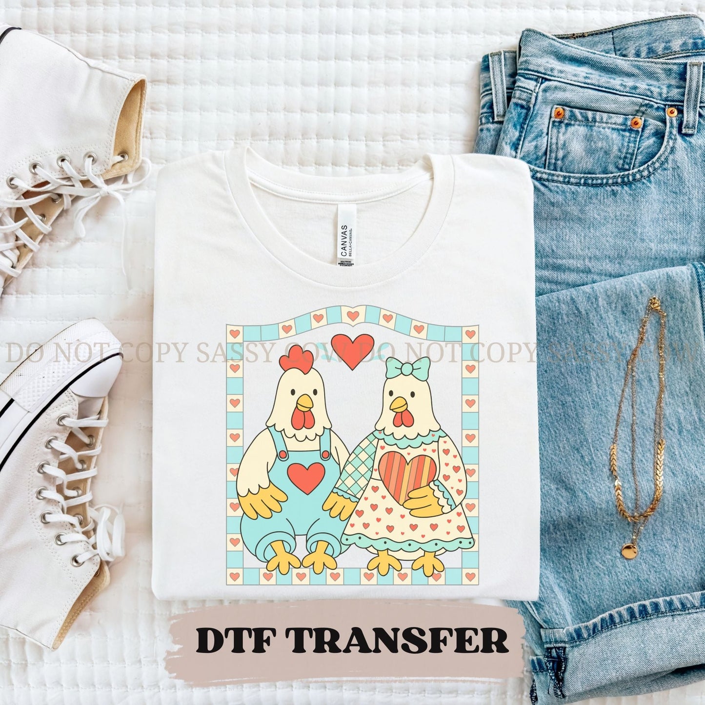 COUNTRY LOVIN' CHICKENS - DTF TRANSFER 031
