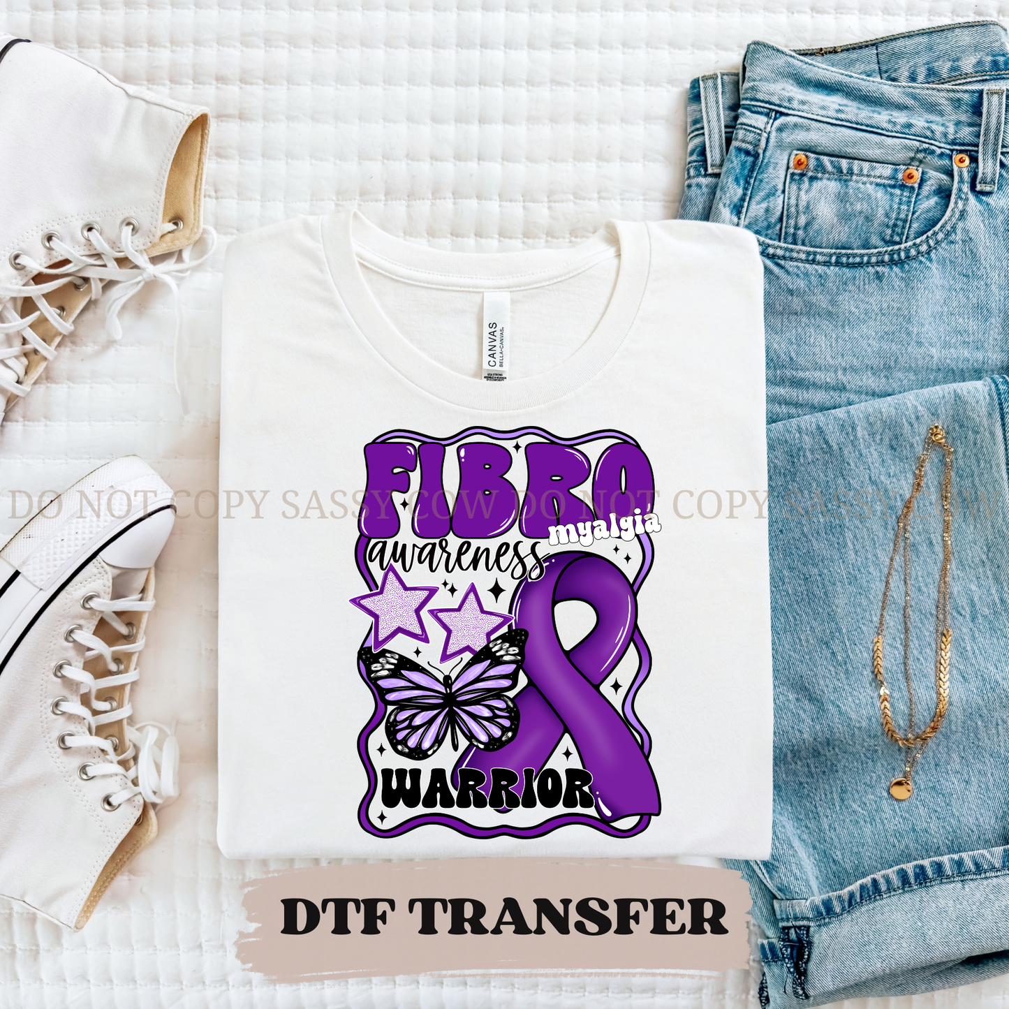 FIBROMAYALGIA AWARENESS - DTF TRANSFER 0251