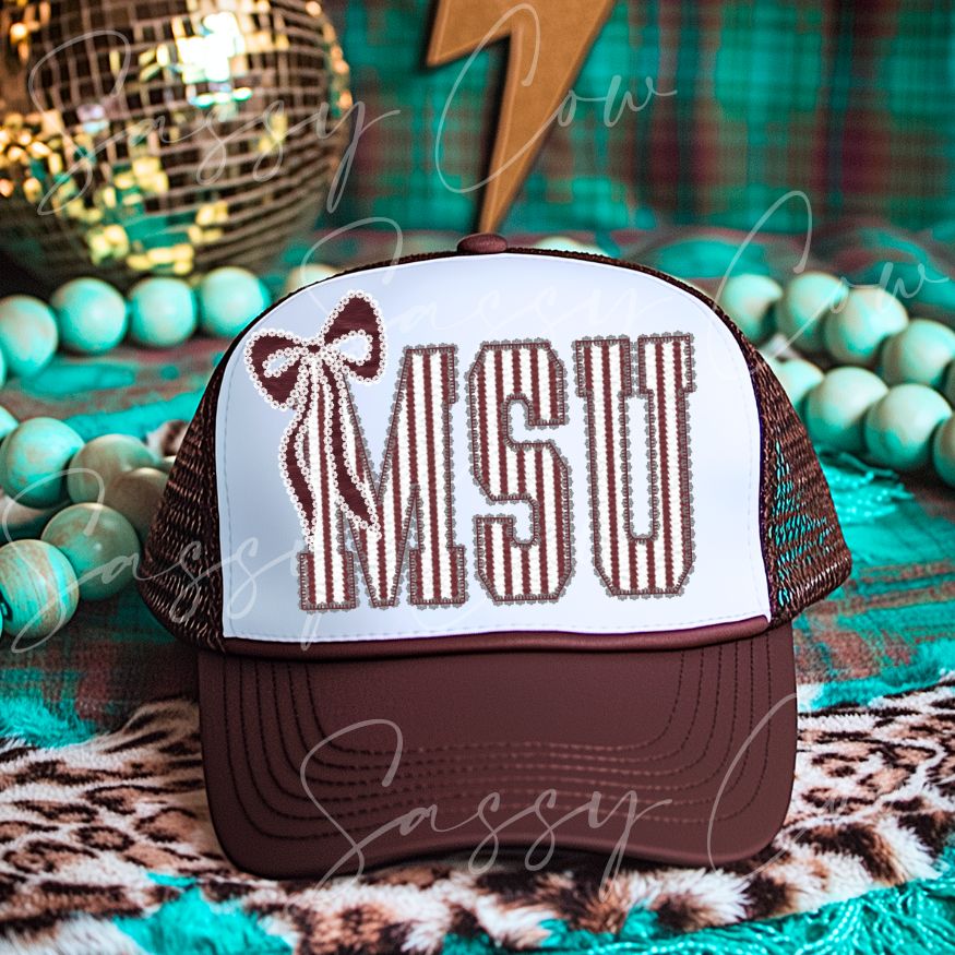 MSU - DTF HAT TRANSFER 011