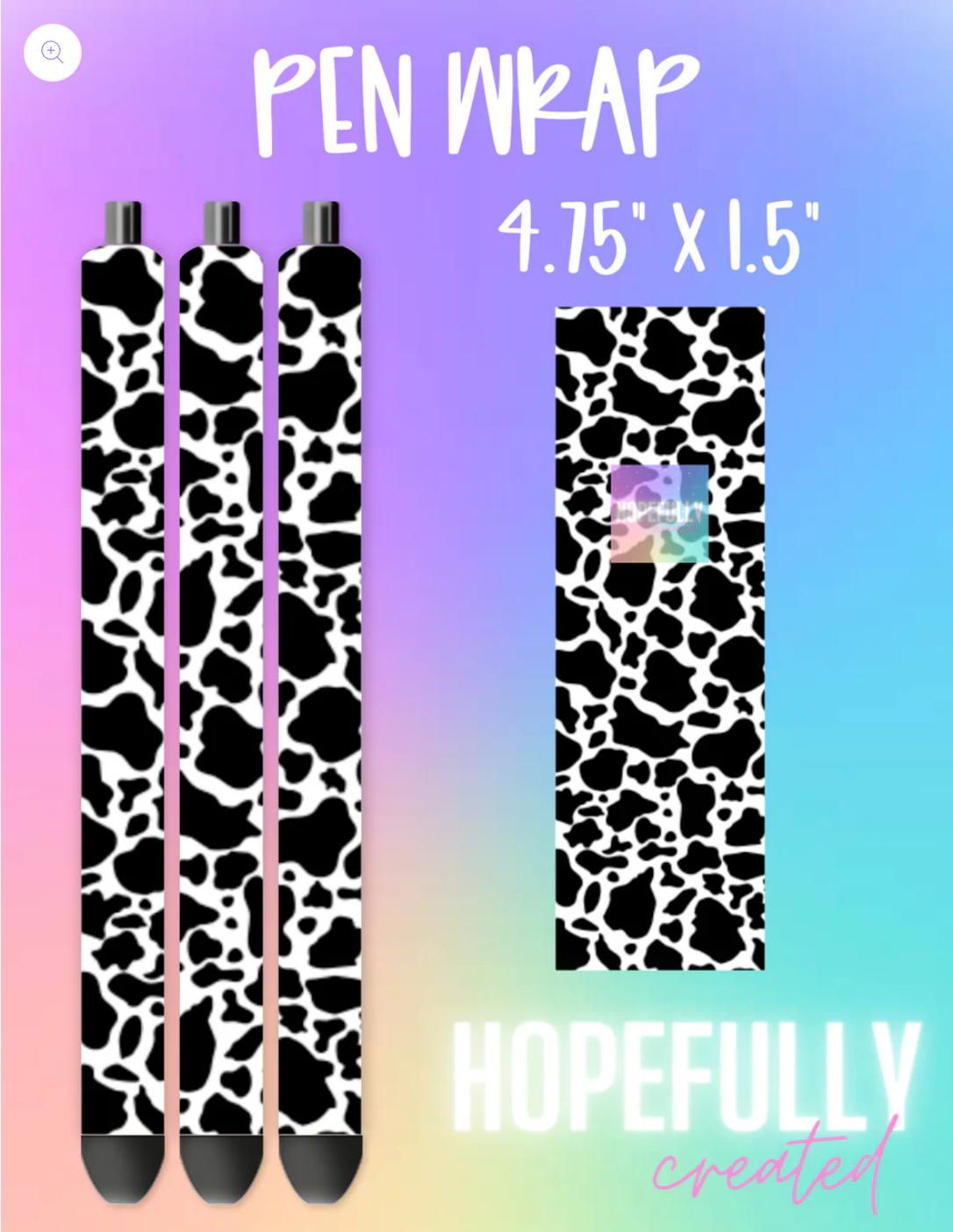 Cow Print Vinyl Collection - 1186
