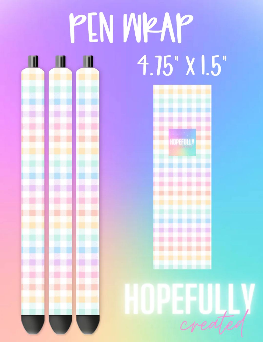 Pastel Plaid Vinyl Collection - 781