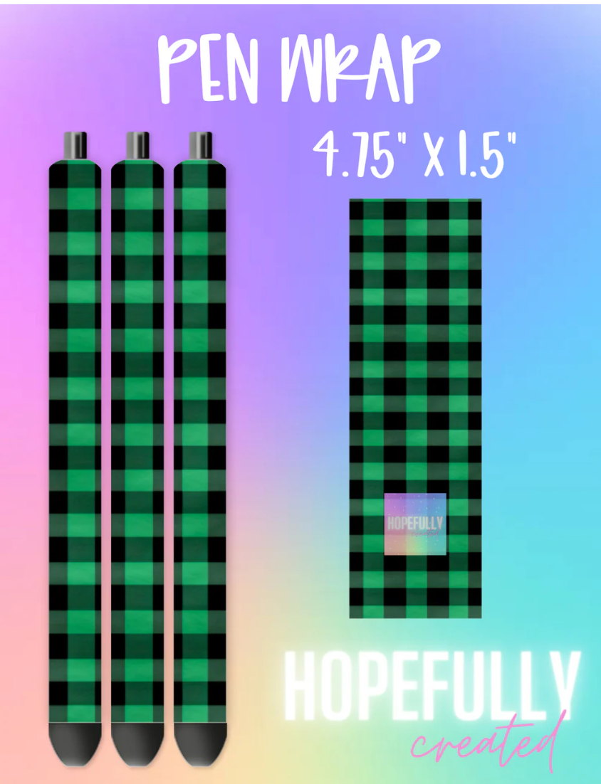 Green Plaid Vinyl Collection- 422