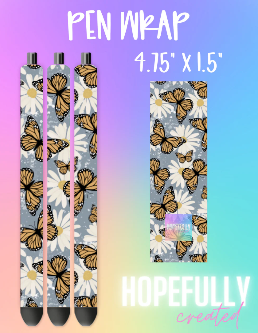 Butterflies and Daisy Vinyl Collection-93
