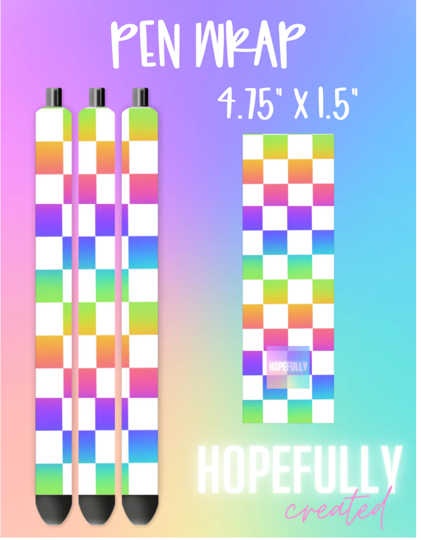 Neon Checkers Vinyl Collection -133