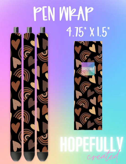 Brown Hearts Vinyl Collection - 748