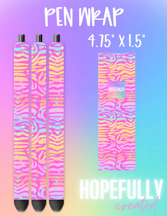 Rainbow Zebra Vinyl Collection - 634