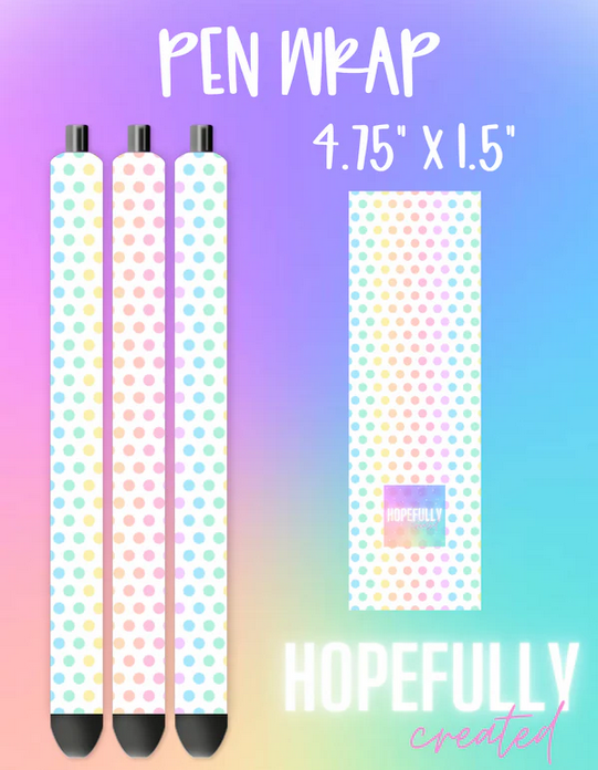 Pastel Polka Dots Vinyl Collection - 225
