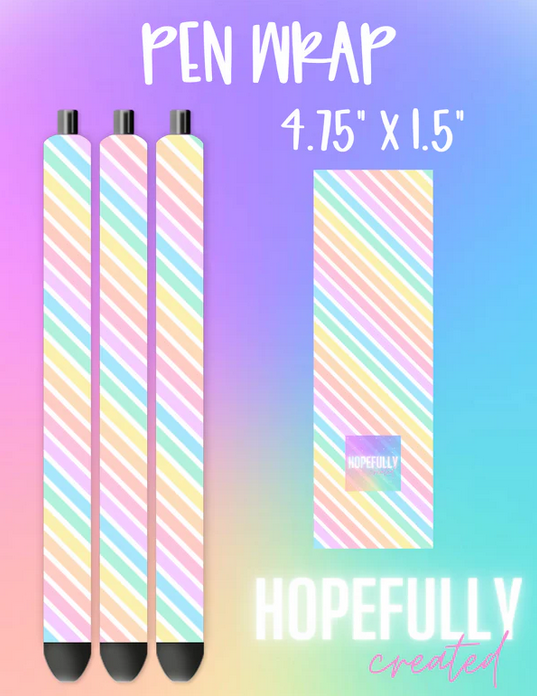 Pastel Stripes Vinyl Collection - 229