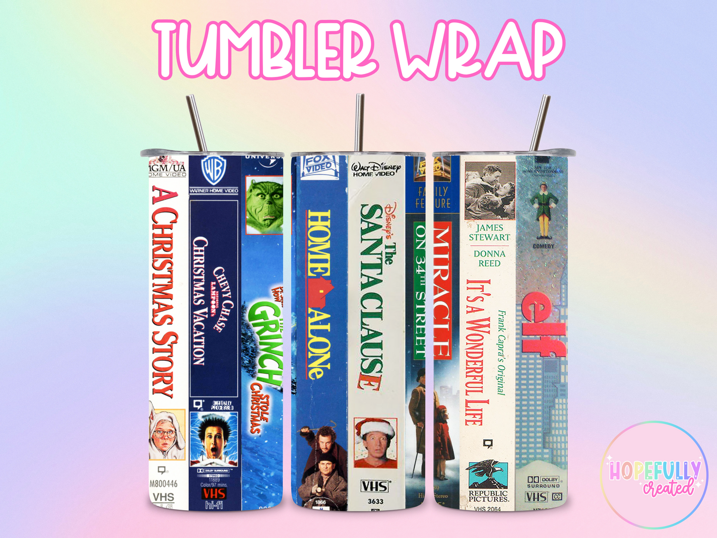 Christmas Movies Tumbler Wrap-54