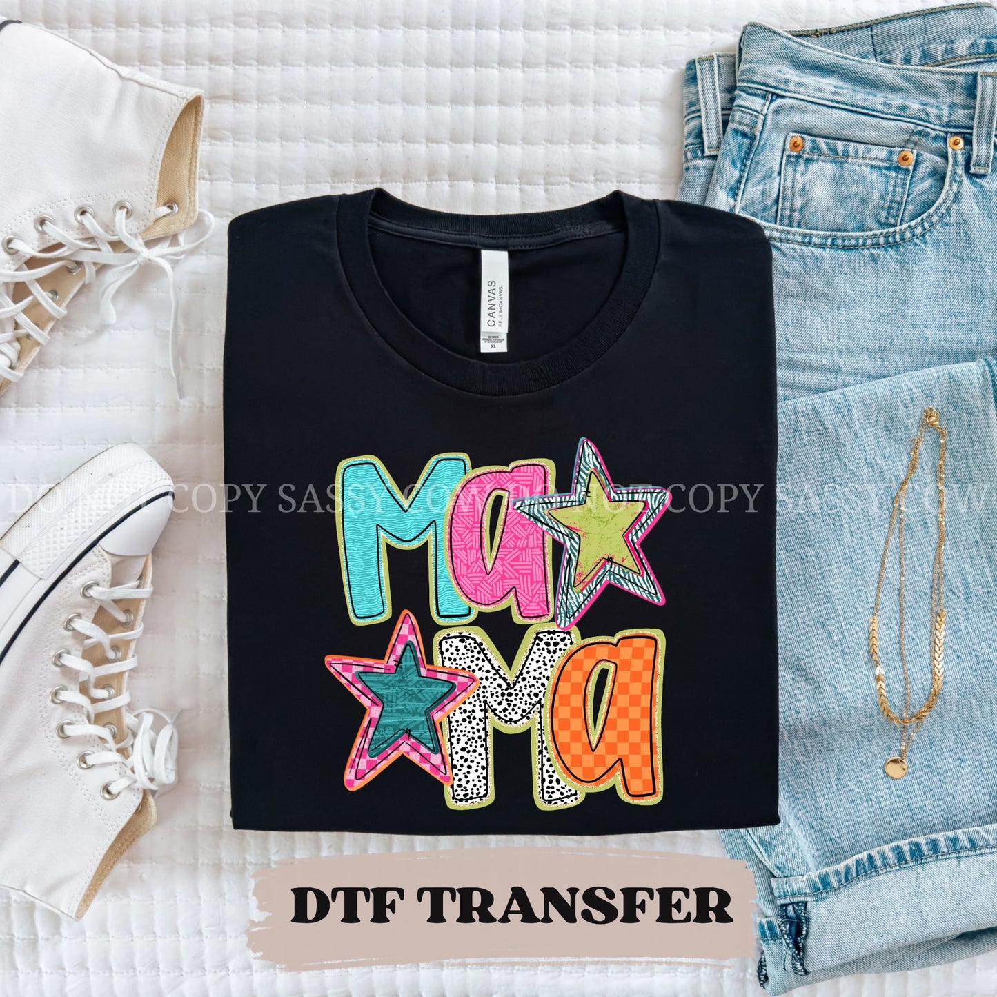 STAR MAMA - DTF TRANSFER 0160