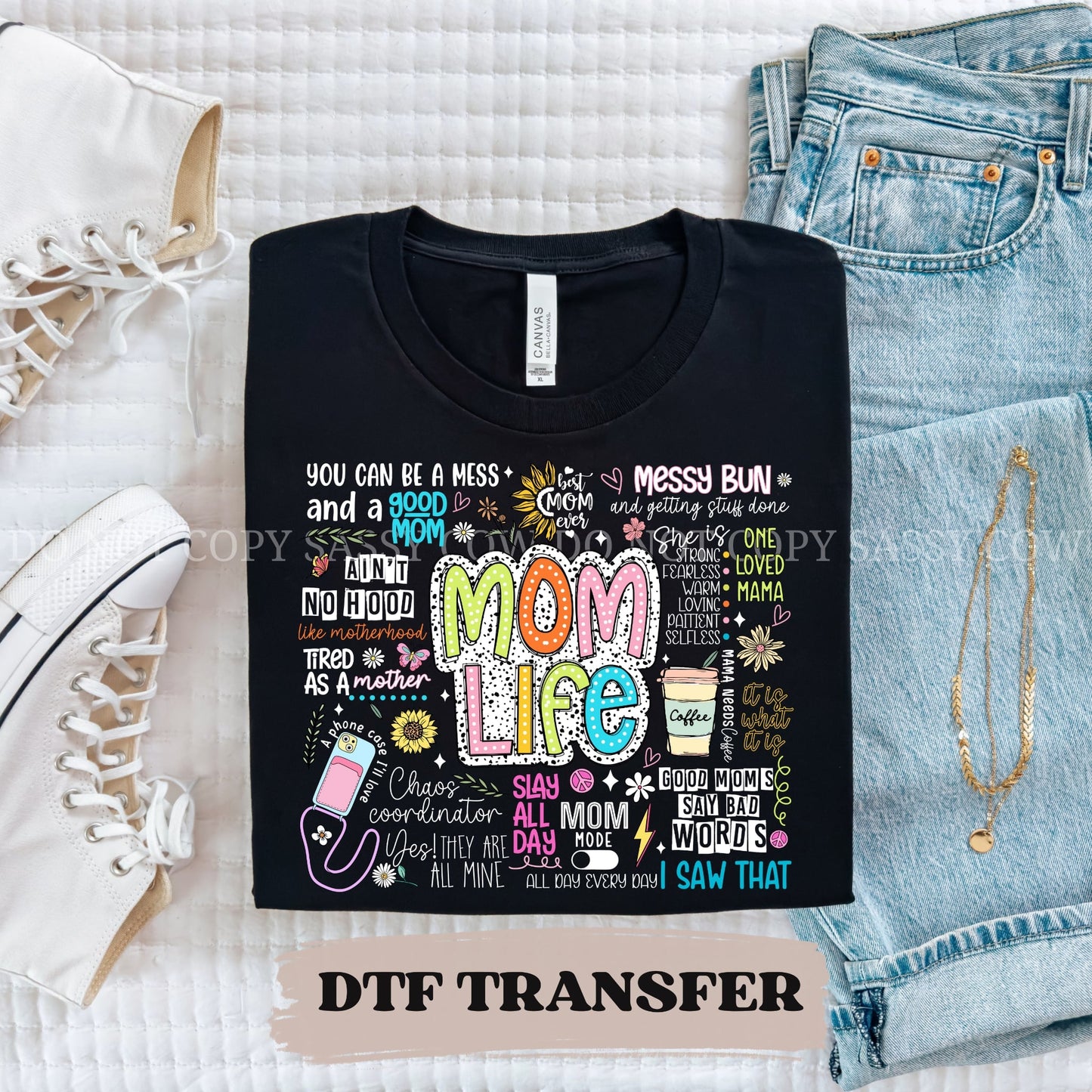 MOM LIFE - DTF TRANSFER 0158