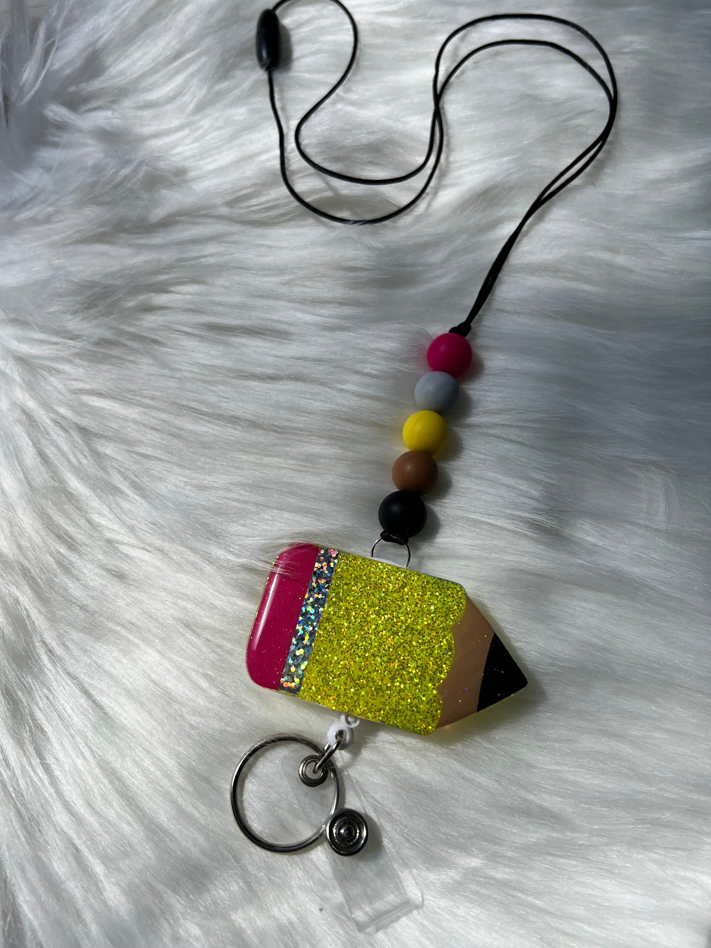 Pencil Badge Reel (Lanyard Pictured)