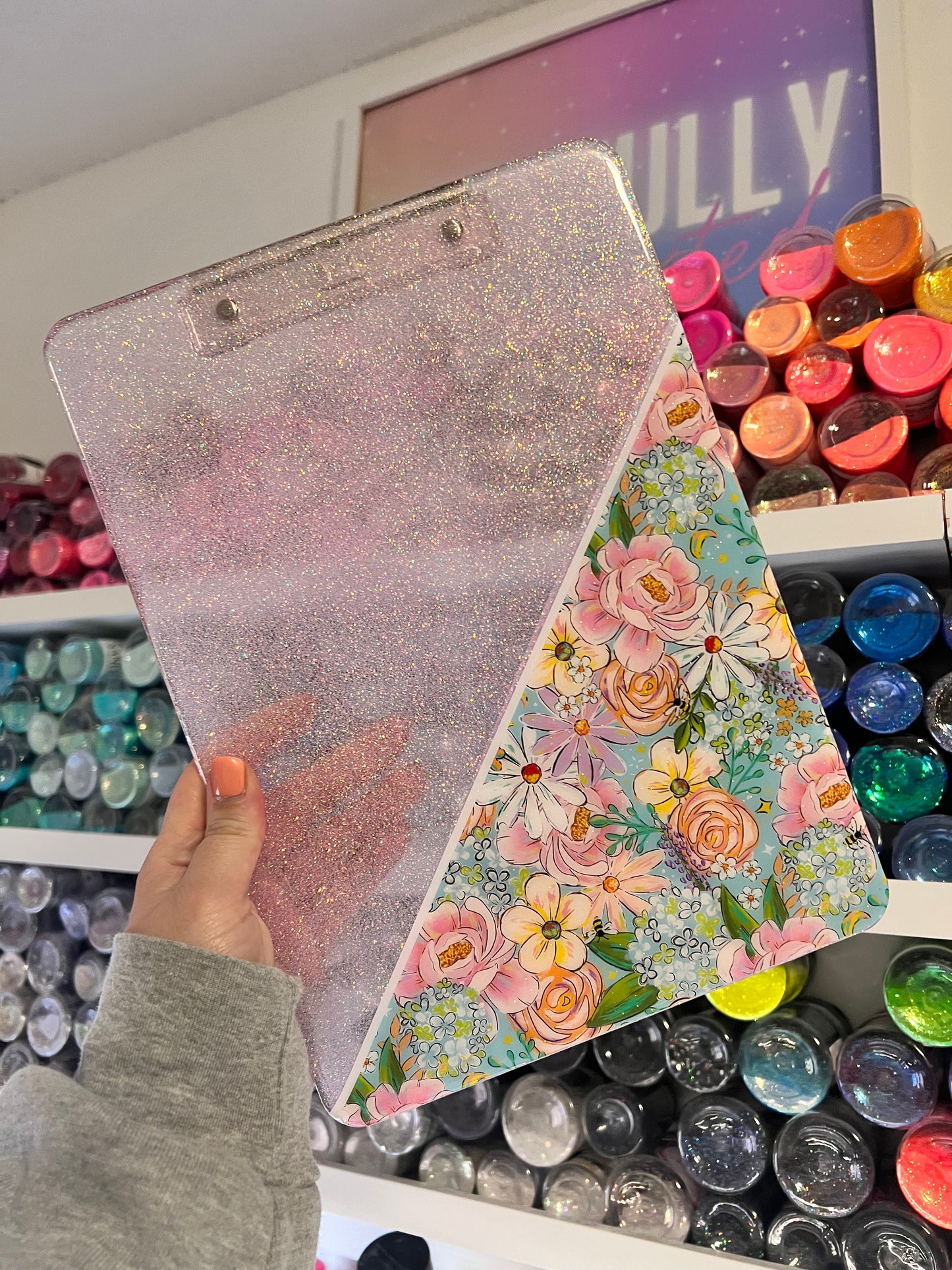 Floral Clipboard