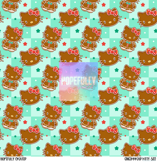 Gingerbread Kitty 12x12 - 502 VIP HOLIDAY