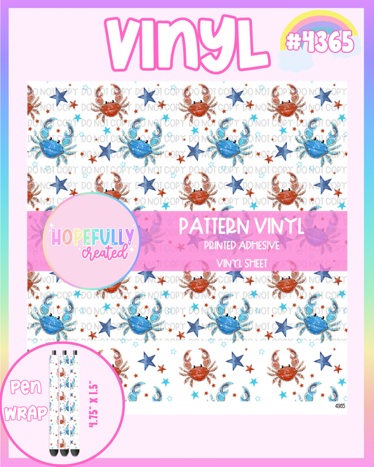 Patriotic Crabs Vinyl Collection - 4365
