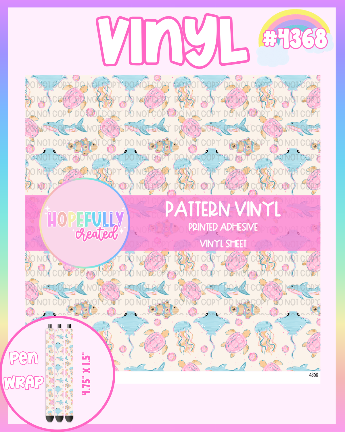 Sea Animals Vinyl Collection - 4368